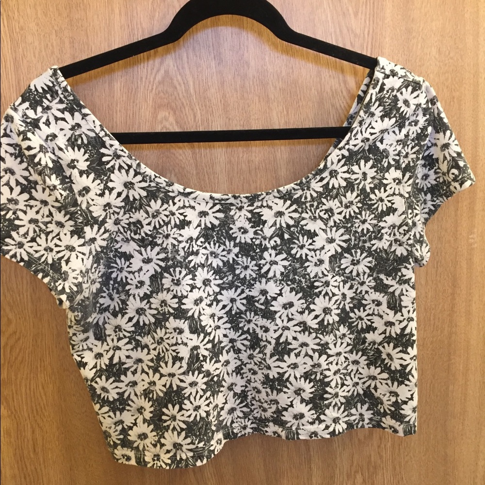Flower crop top